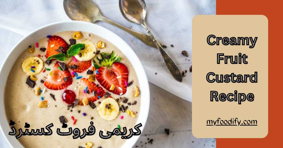 creamy fruit custard recipe